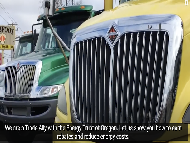 WebFoot Trucking  has been a client for several years and we completed a major lighting retrofit using inentives and rebates.