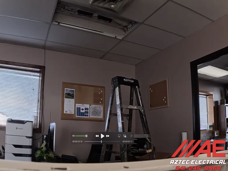 New LED install using Energy Trust Of Oregon incentives at local business.