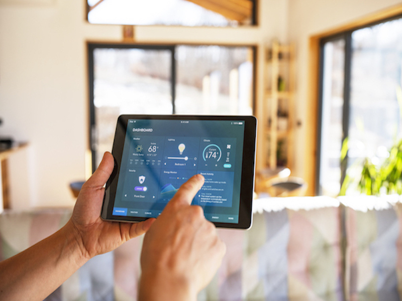 A connected home makes monitoring energy easy.